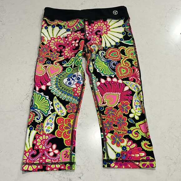 Trina Turk Recreation Capri Cropped Legging Size Med - Picture 2 of 7